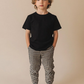 Kids Black Unisex T-Shirt – Everyday Comfort, Timeless Style