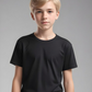 Kids Black Unisex T-Shirt – Everyday Comfort, Timeless Style